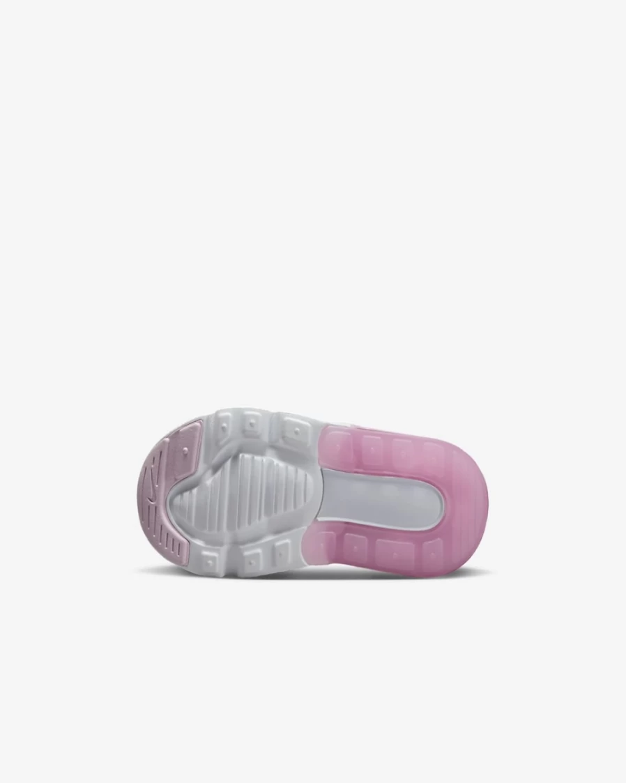 Nike Air Max 270 Baby Toddler Shoes for Boys & Girls - Pink Foam/Pink Rise/White