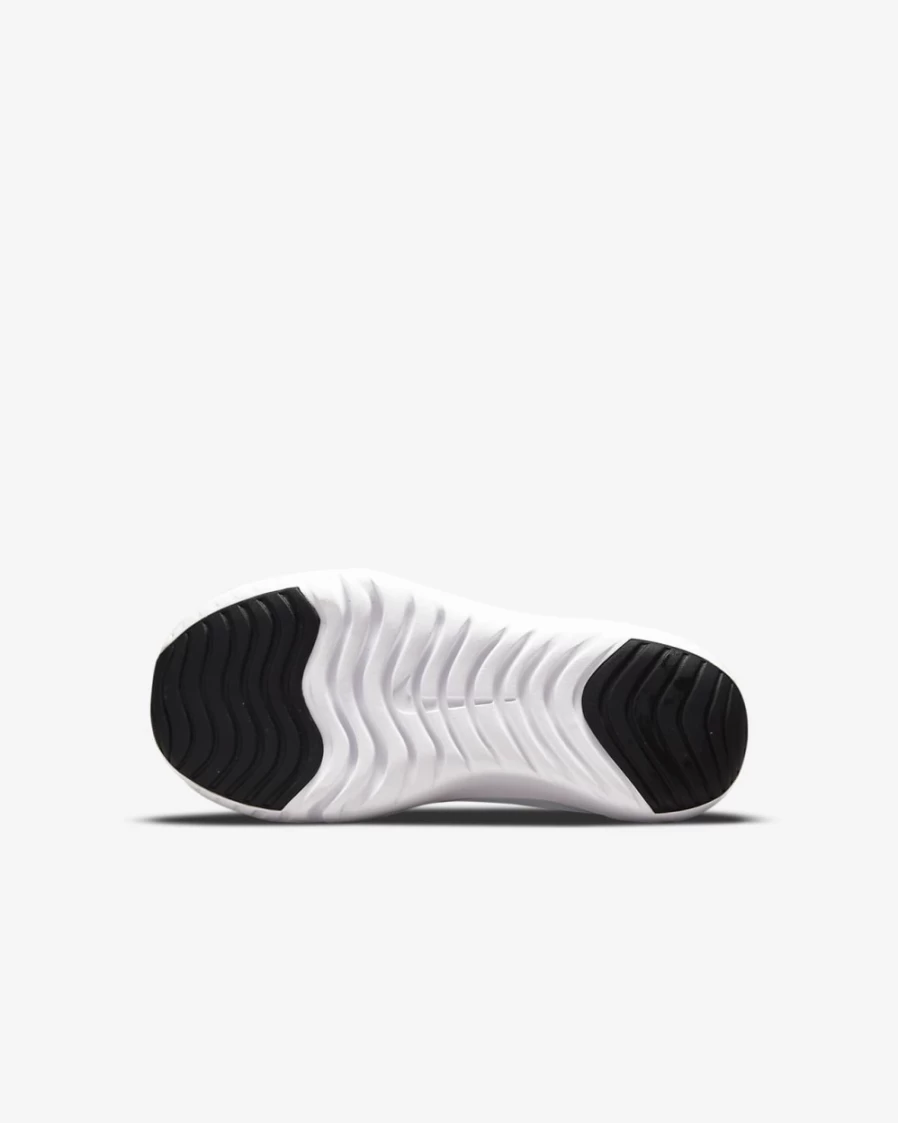 Nike Flex Plus Little Kids' Running Shoes - Black/Pink Foam/Metallic Silver - Unisex Boys & Girls