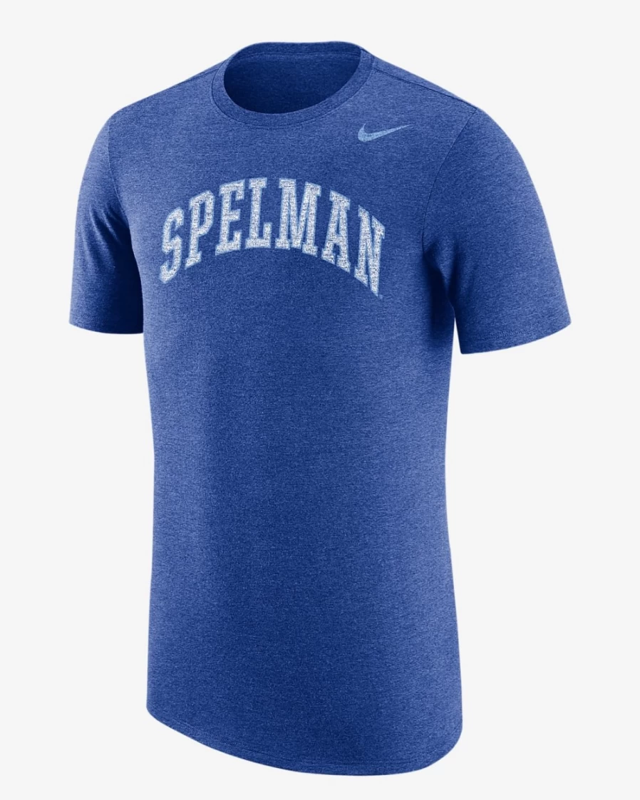Nike Team Royal Heather Men's T-Shirt - Spelman College Cotton Tee