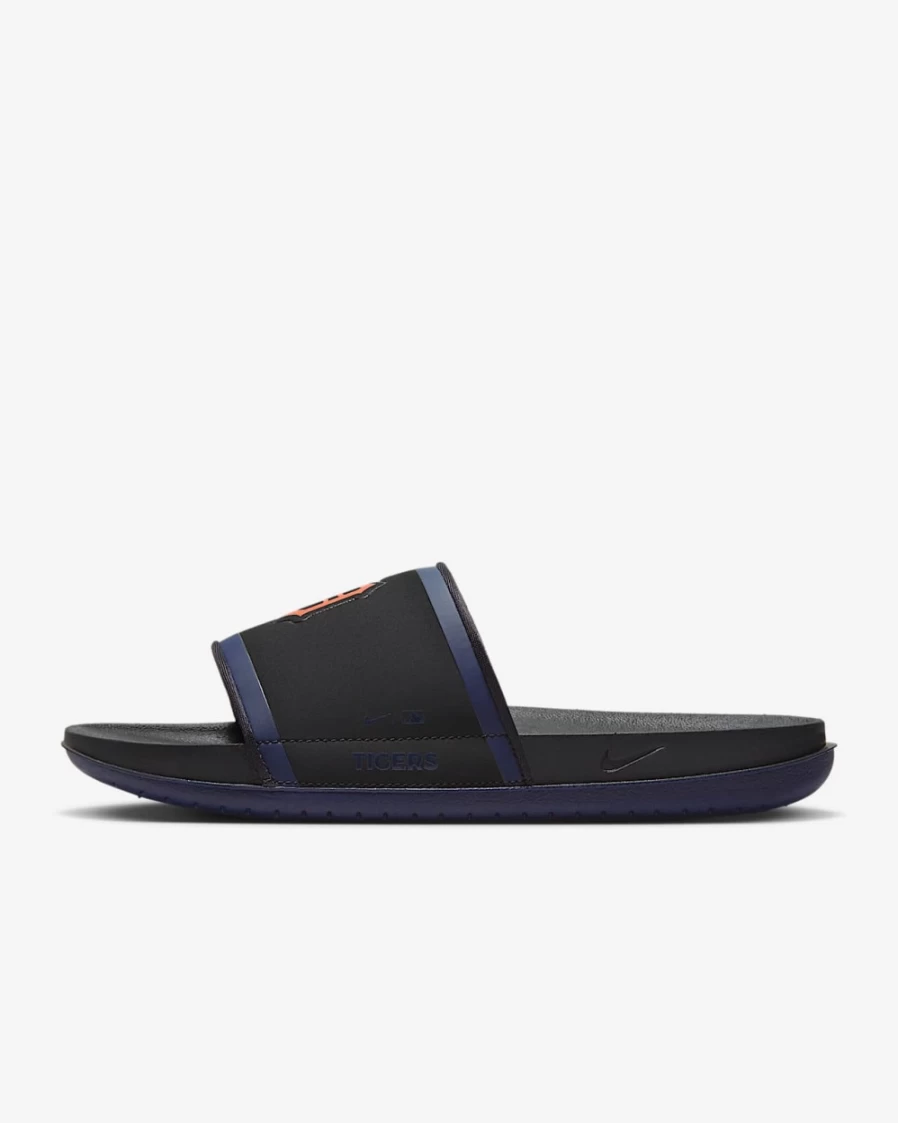 Nike Men's Offcourt MLB Detroit Tigers Slide Sandals - Black/College Navy/University Orange