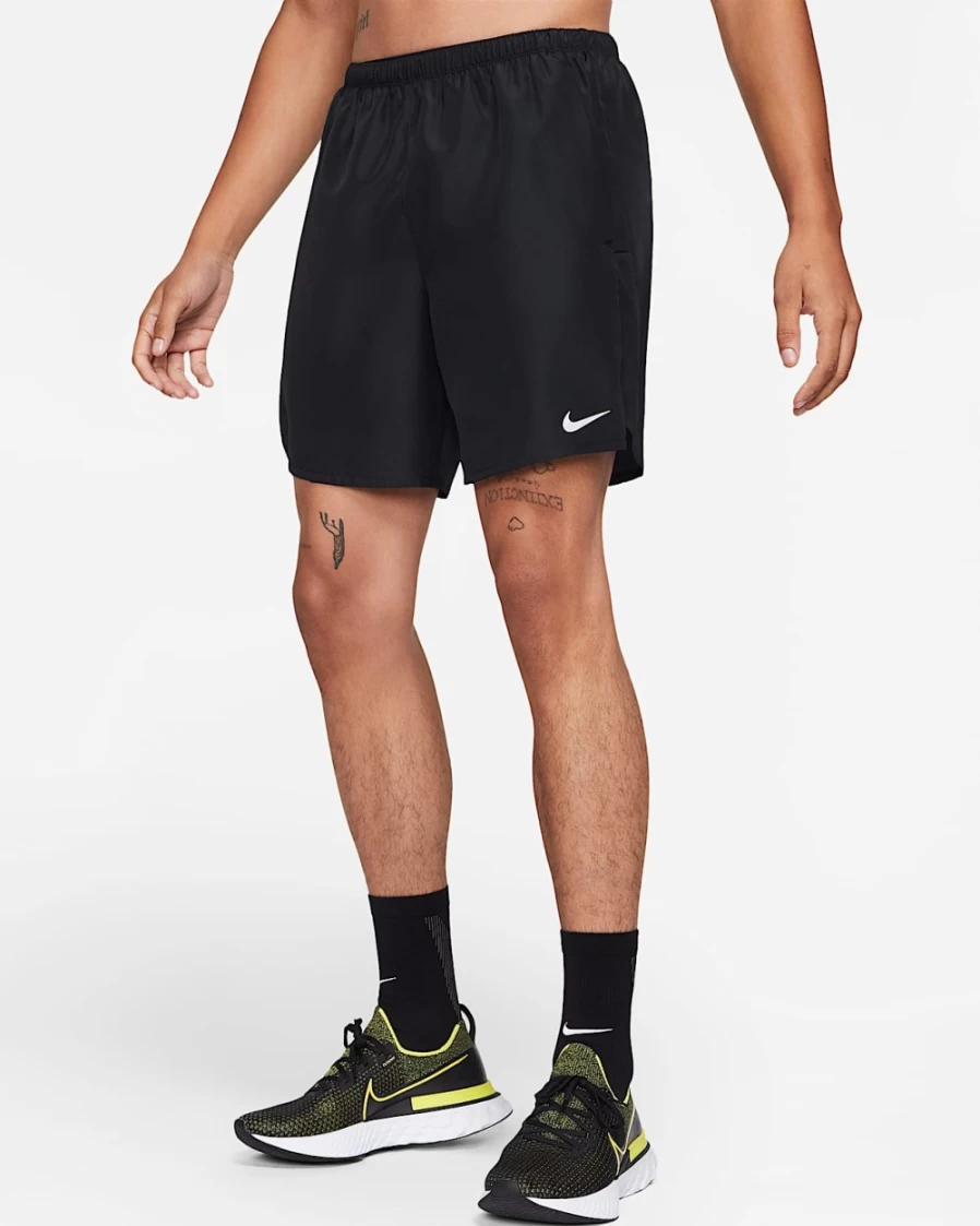 Nike Challenger Men's 7" Brief-Lined Running Shorts - Black