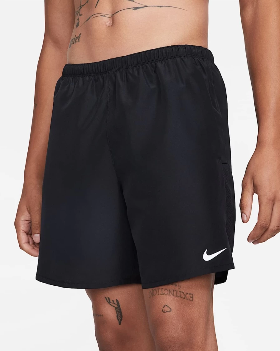 Nike Challenger Men's 7" Brief-Lined Running Shorts - Black
