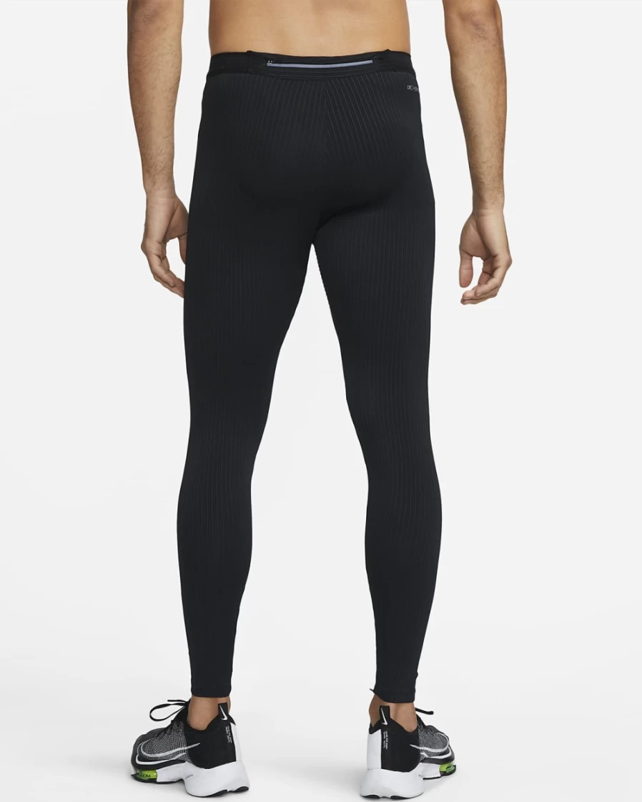 Nike Dri-FIT ADV AeroSwift Men's Running Tights - Black & White for High-Performance Training