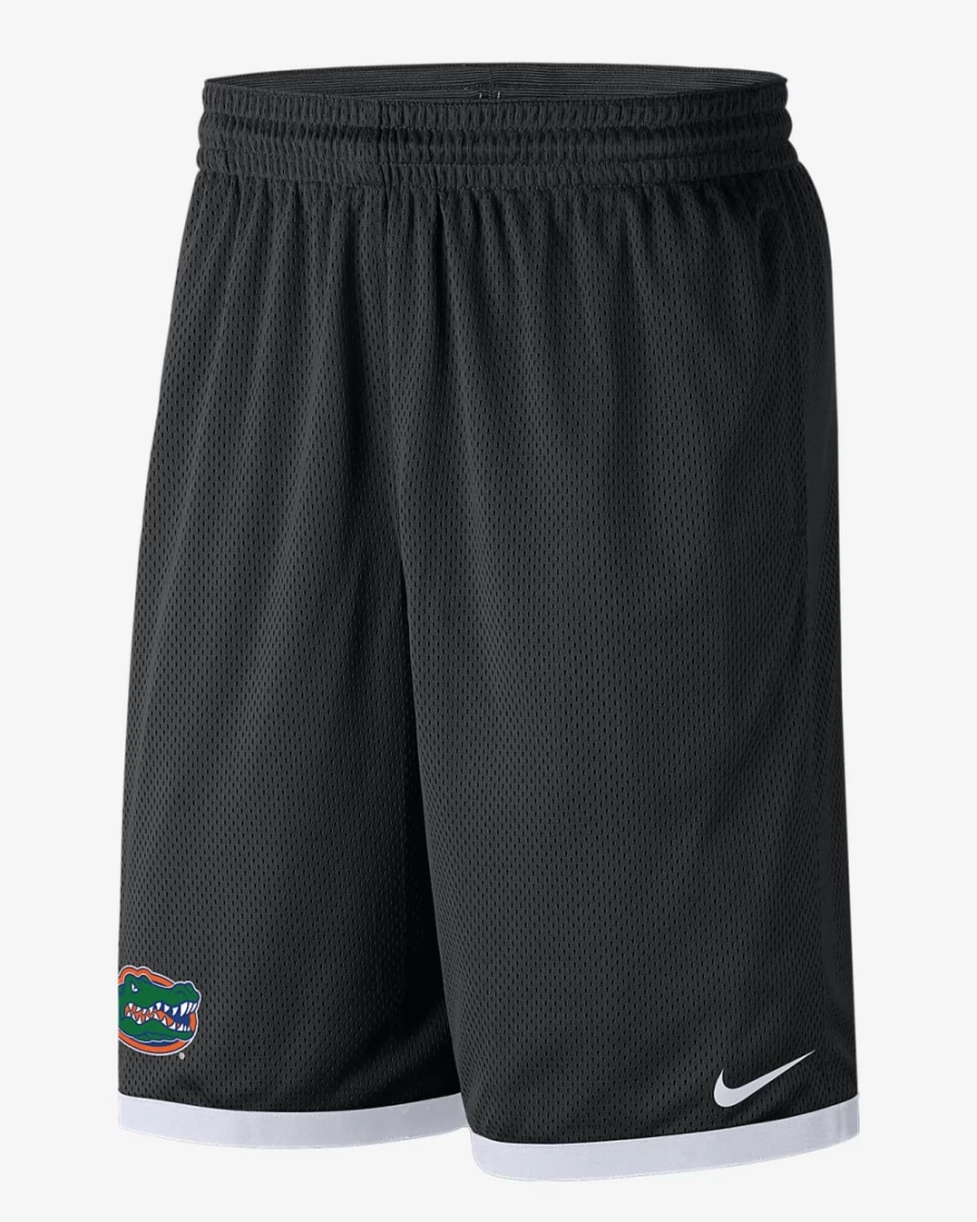 Nike Men's Florida College Mesh Shorts - Black/White Athletic Comfort