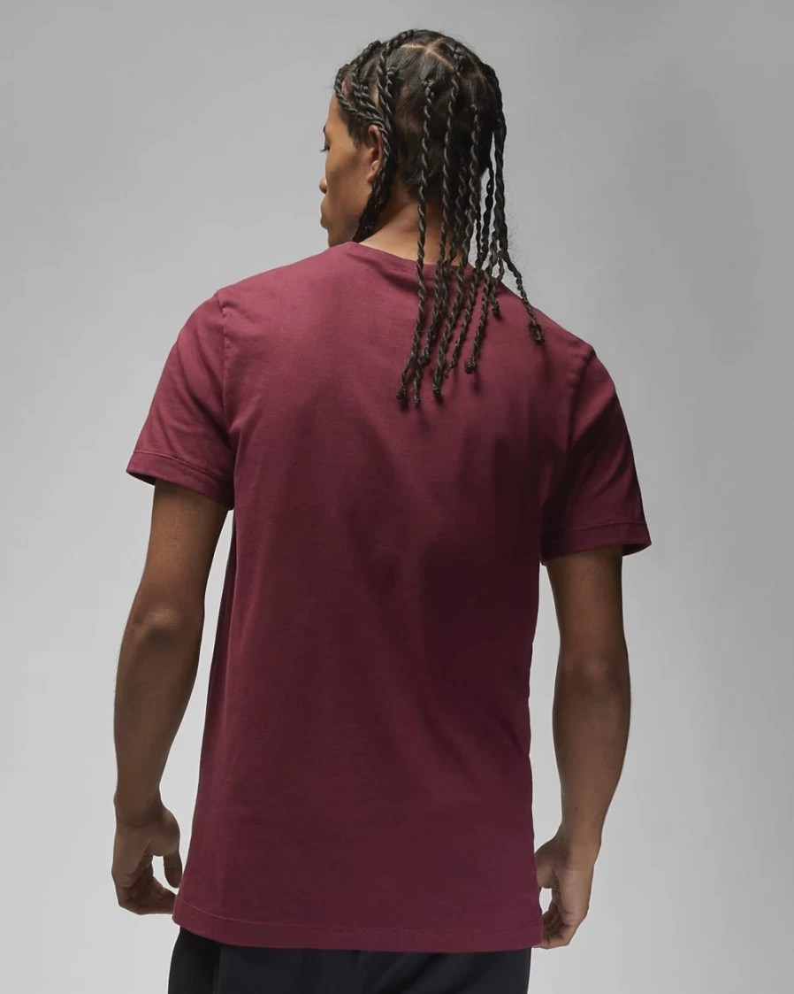 Nike Jordan Jumpman Men's T-Shirt - Cherrywood Red/Black Short-Sleeve Tee