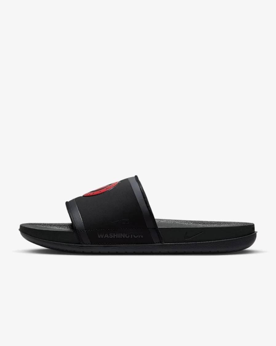 Nike Offcourt Slide for Men - MLB Washington Nationals Edition in Black, Pitch Blue & Sport Red