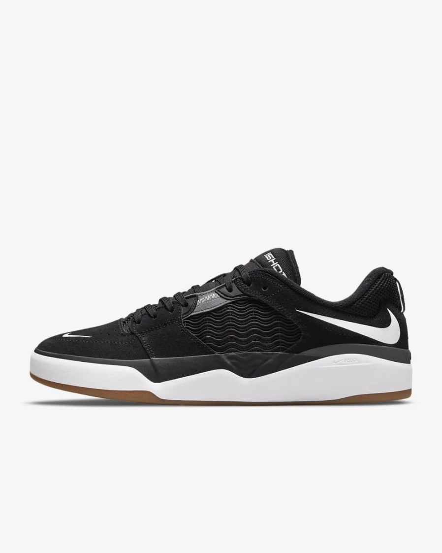 Nike SB Ishod Wair Men's Skate Shoes in Black, Dark Grey, White - Premium Skateboarding Footwear