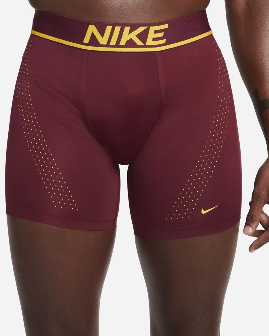 Nike Dri-FIT Elite Micro Men's Boxer Briefs - Dark Beetroot Moisture-Wicking Underwear for Active Men