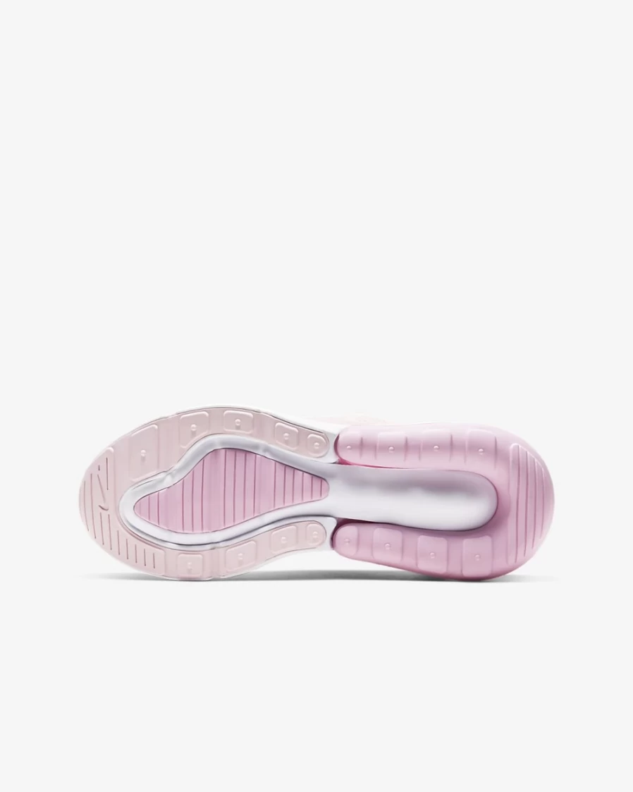 Nike Air Max 270 Big Kids' Shoes for Boys & Girls - Pink Foam/Pink Rise/White