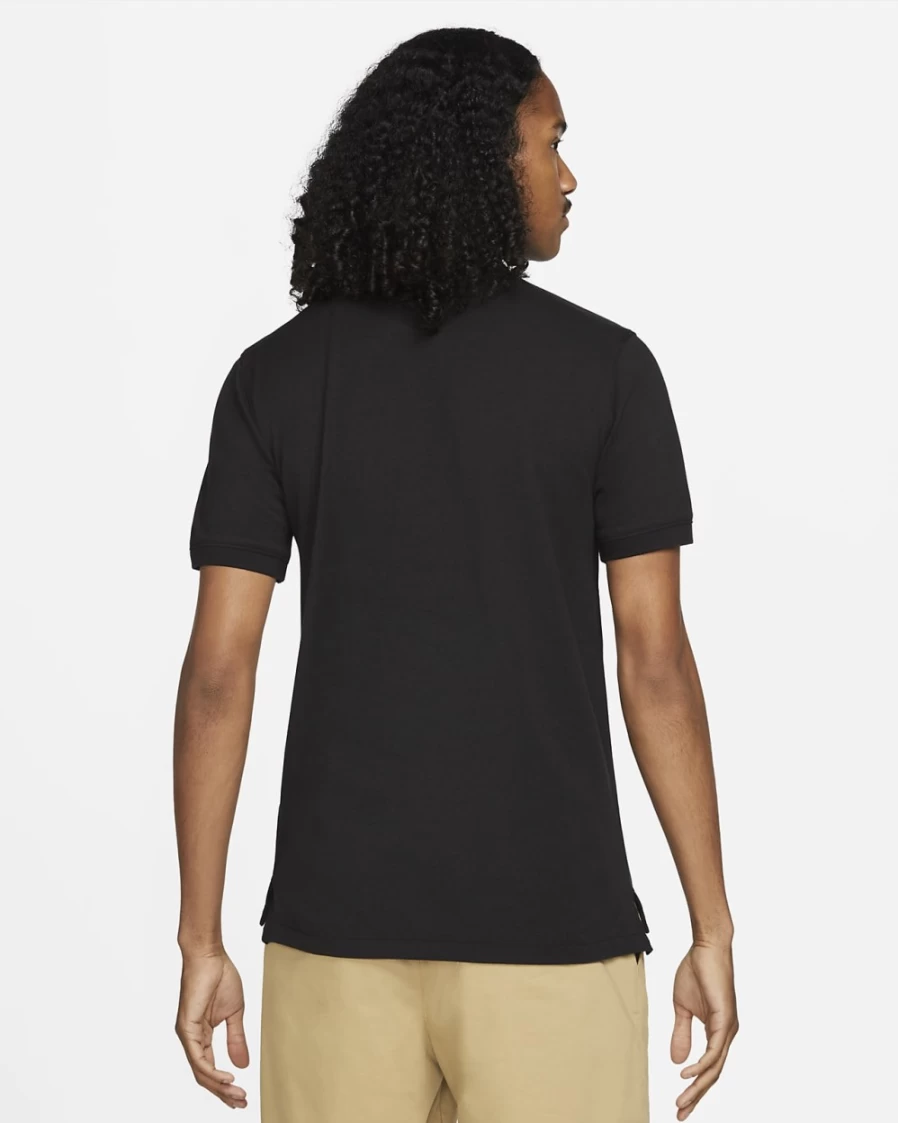 Nike Men's Black Slim Fit Polo Shirt for Men - Classic Performance Golf Polo