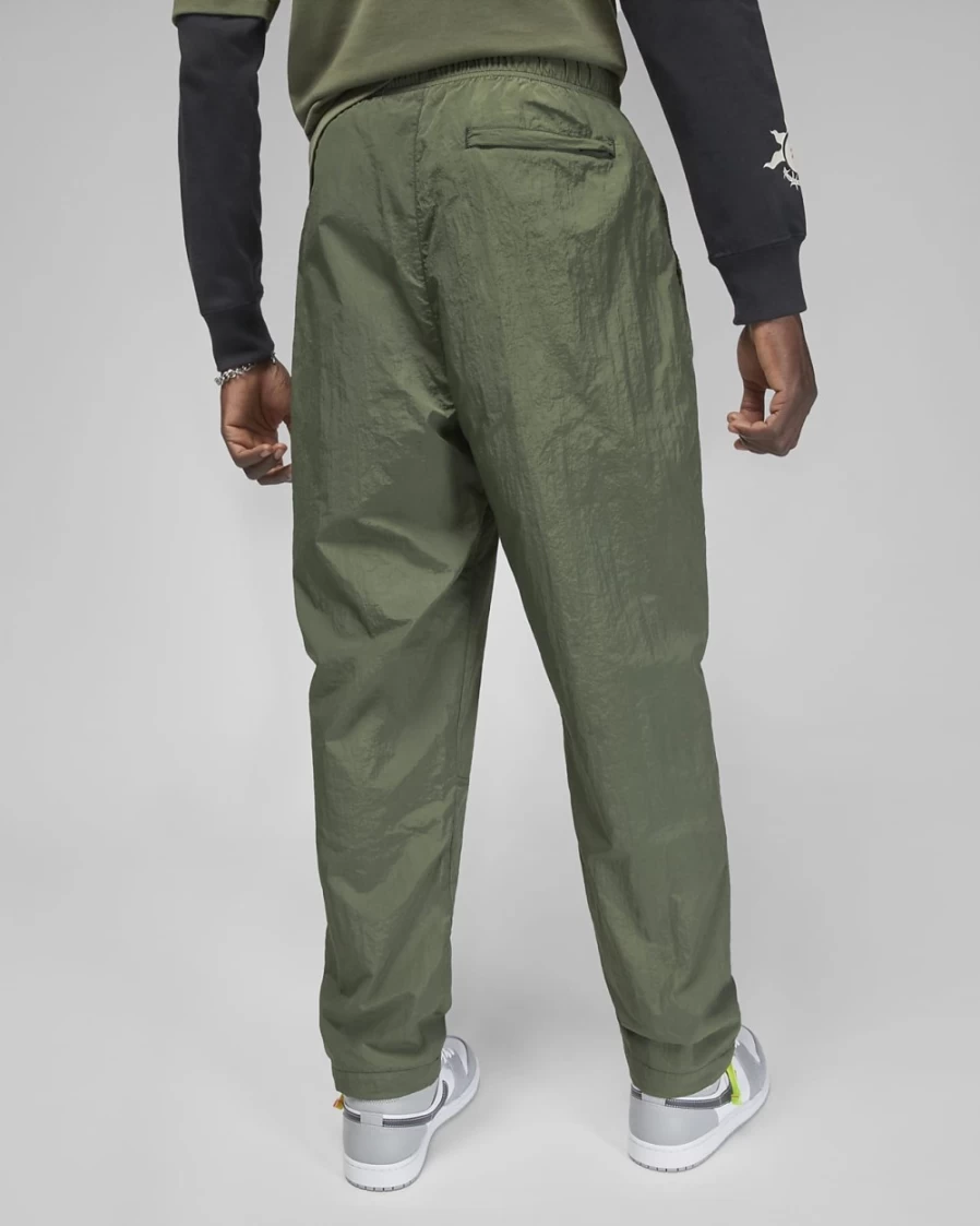 Nike Jordan Flight MVP Men's Woven Pants - Cargo Khaki/Black, Basketball Training & Casual Trousers for Men
