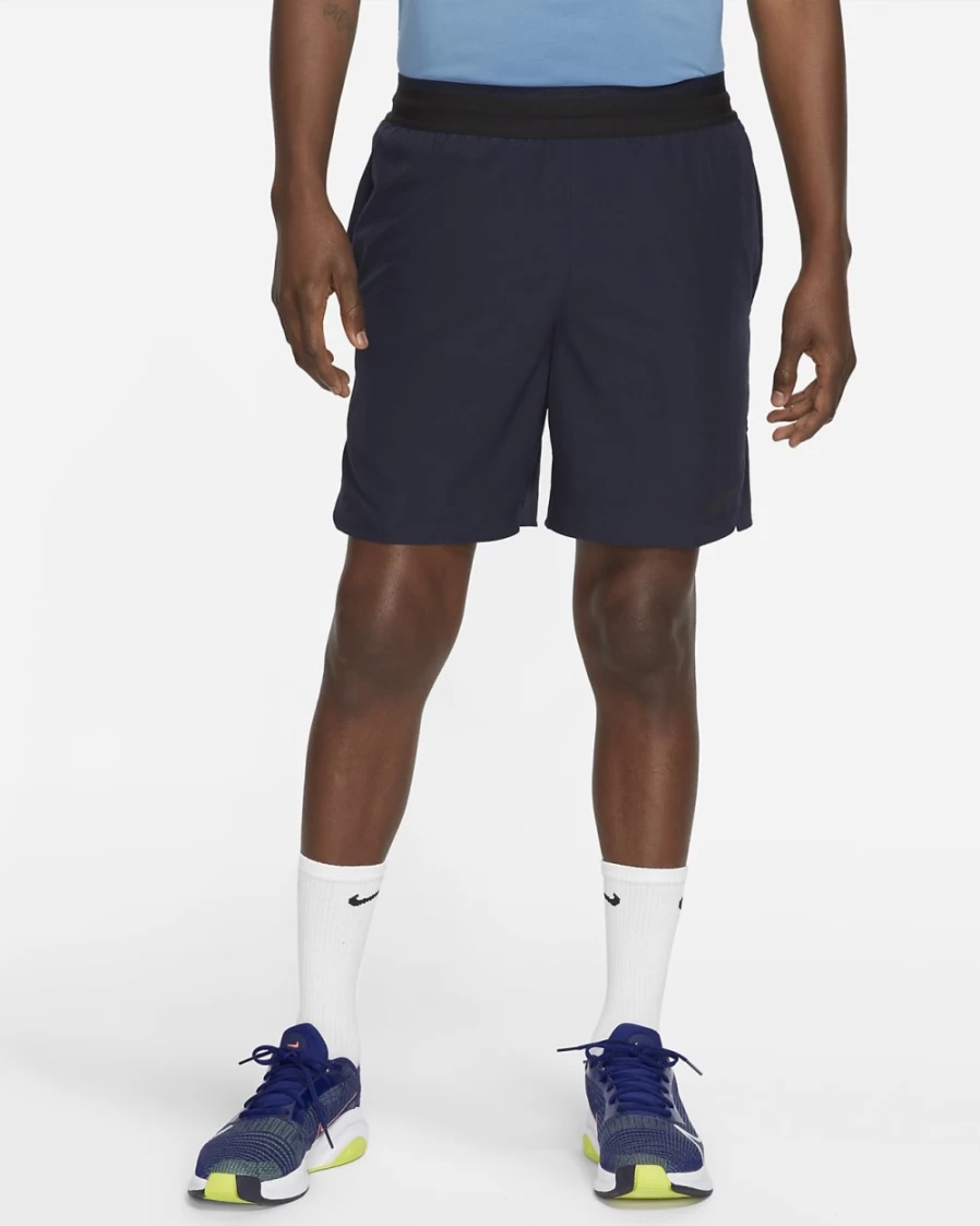 Nike Men's Dri-FIT Flex Rep Pro 8" Training Shorts in Obsidian/Black