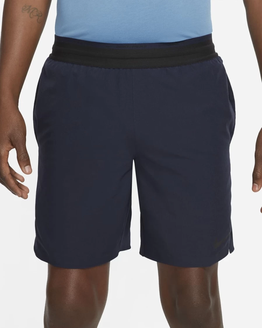 Nike Men's Dri-FIT Flex Rep Pro 8" Training Shorts in Obsidian/Black