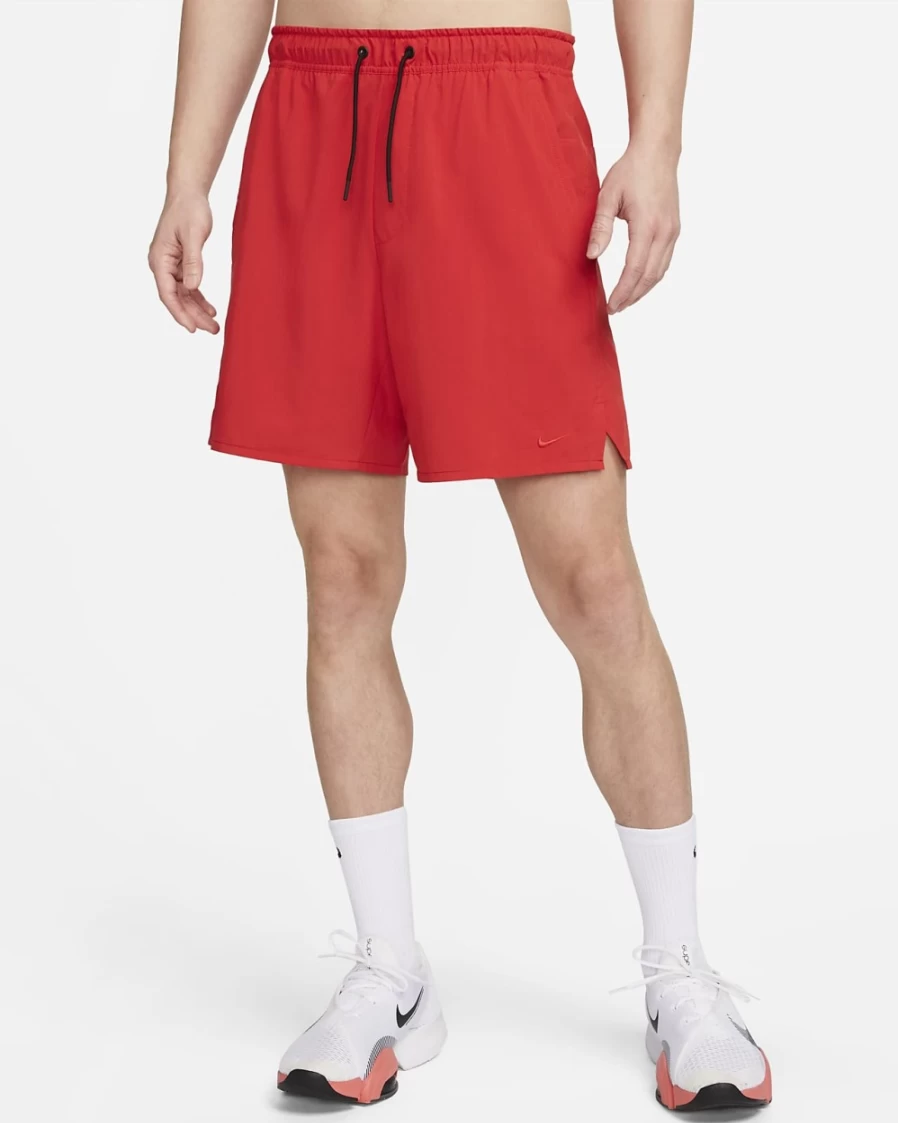 Nike Dri-FIT Unlimited Men's 7" Unlined Versatile Shorts - University Red/Black/University Red