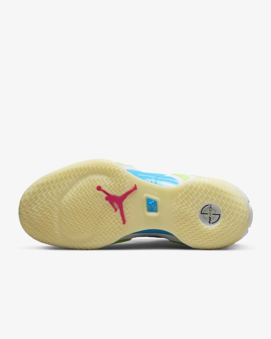 Nike Air Jordan XXXVI Low Luka Men's Basketball Shoes - Laser Blue/Electro Purple/Pink Prime/Electric Green