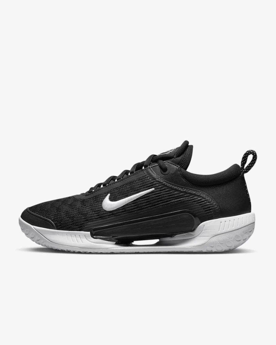 NikeCourt Air Zoom NXT Men's Tennis Shoes - Black/White for Hard Court Performance