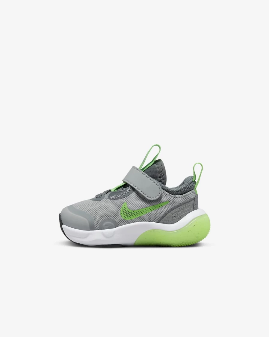 Nike Explor Next Nature Light Smoke Grey Green Strike Baby Toddler Shoes for Boys and Girls