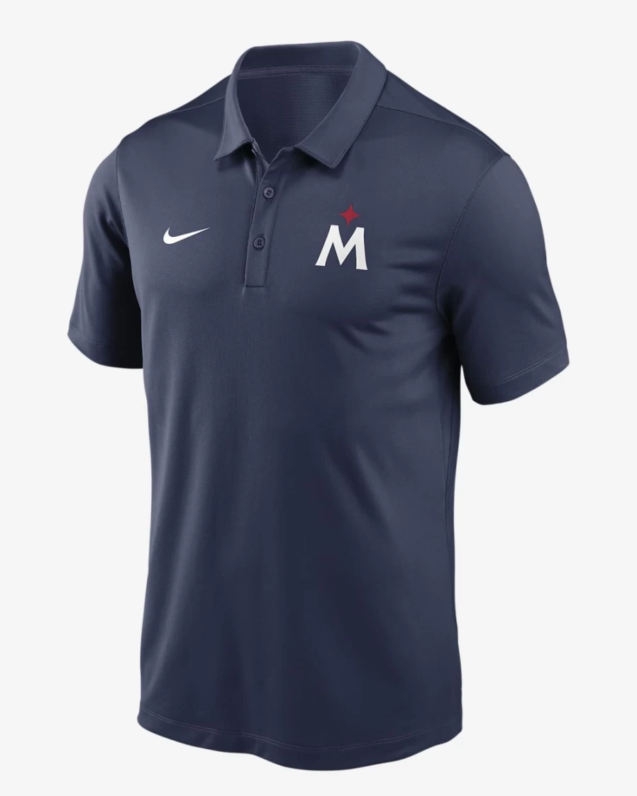 Nike Dri-FIT Agility Men's Performance Polo Shirt - MLB Minnesota Twins, Navy Blue