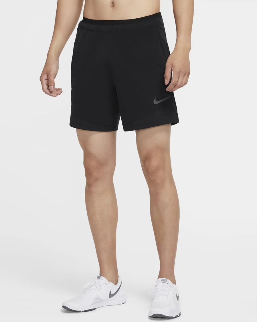 Nike Pro Rep Men's Training Shorts - Black/Iron Grey - Dri-FIT Workout Gym Running Athletic Shorts for Men
