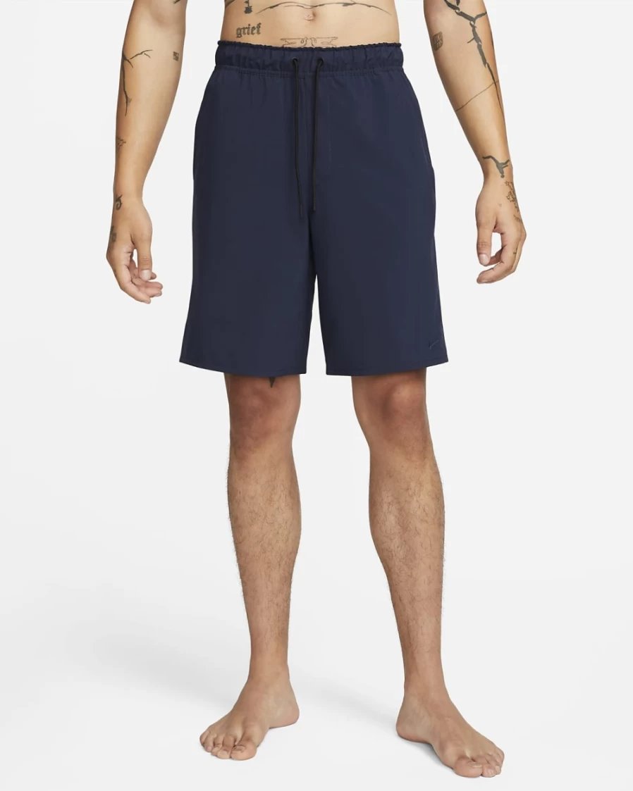Nike Dri-FIT Unlimited Men's 9" Unlined Versatile Shorts in Obsidian/Black/Obsidian