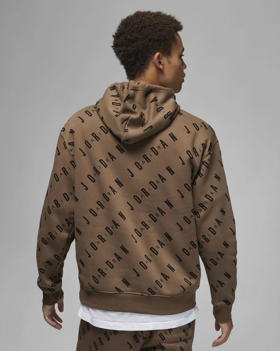 Nike Jordan Essentials Men's Fleece Pullover Hoodie - Palomino/Sail/Black
