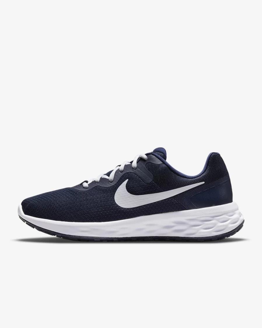 Nike Revolution 6 Next Nature Men's Road Running Shoes - Midnight Navy/Obsidian/Ashen Slate/White