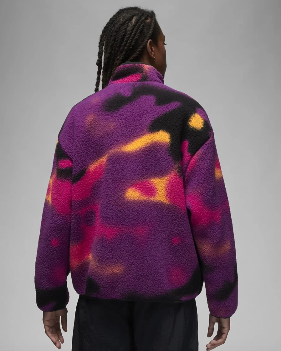 Nike Jordan Flight MVP Men's Jacket in Taxi, Cherrywood Red & Black - Official Men's Outerwear