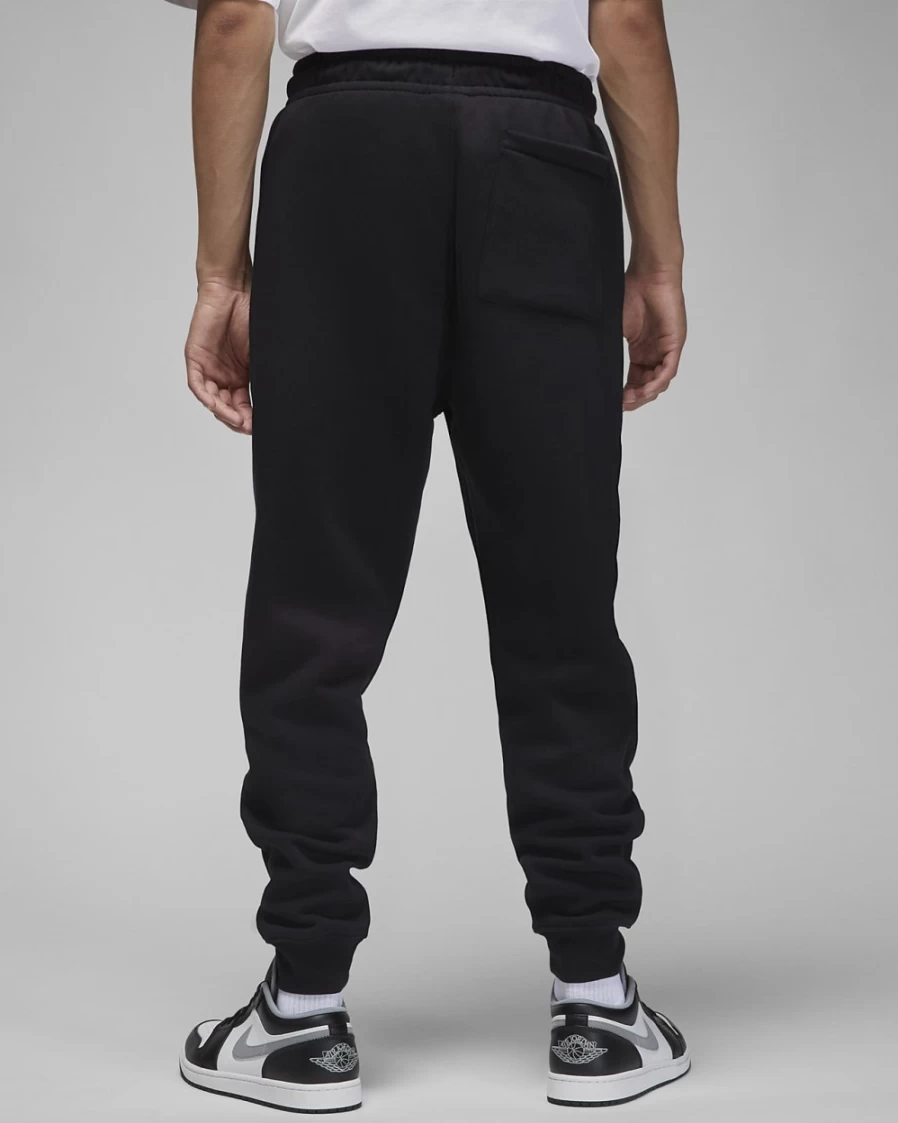 Nike Jordan Brooklyn Fleece Men's Pants - Black/White Casual Joggers for Men