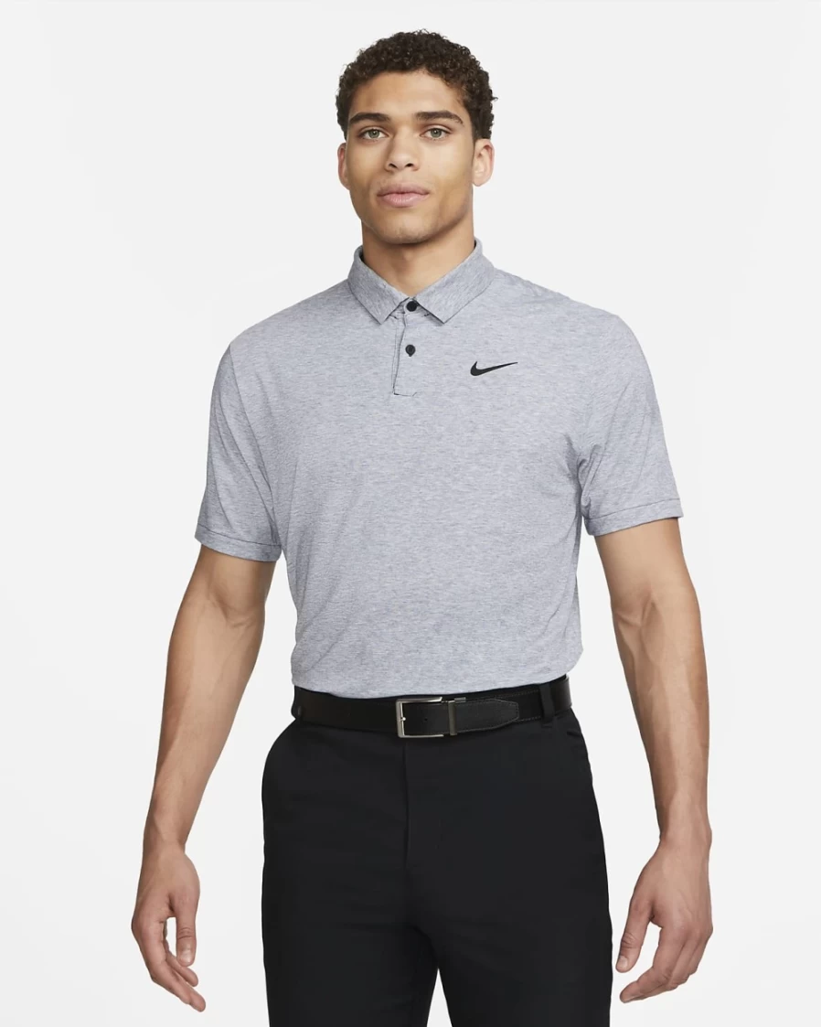 Nike Dri-FIT Tour Men's Golf Polo Shirt - Moisture-Wicking, Breathable Fabric for Comfort, Midnight Navy/Black, Men's Athletic Fit