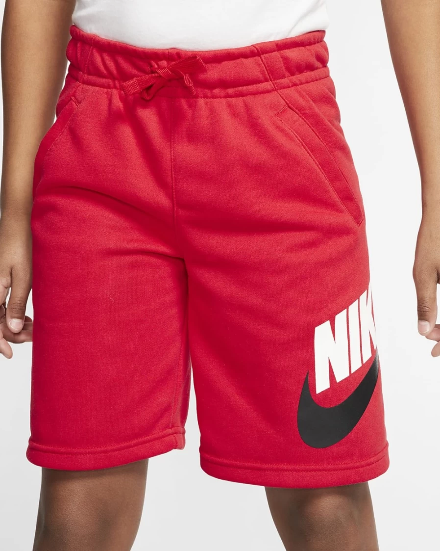 Nike Sportswear Club Fleece Big Kids’ Shorts for Boys & Girls - University Red