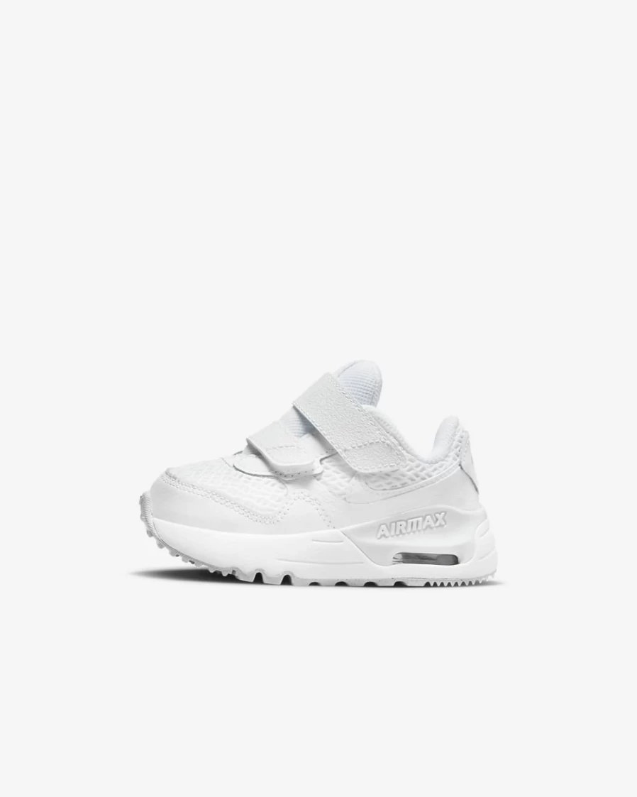 Nike Air Max SYSTM White Pure Platinum Baby Toddler Shoes for Boys and Girls
