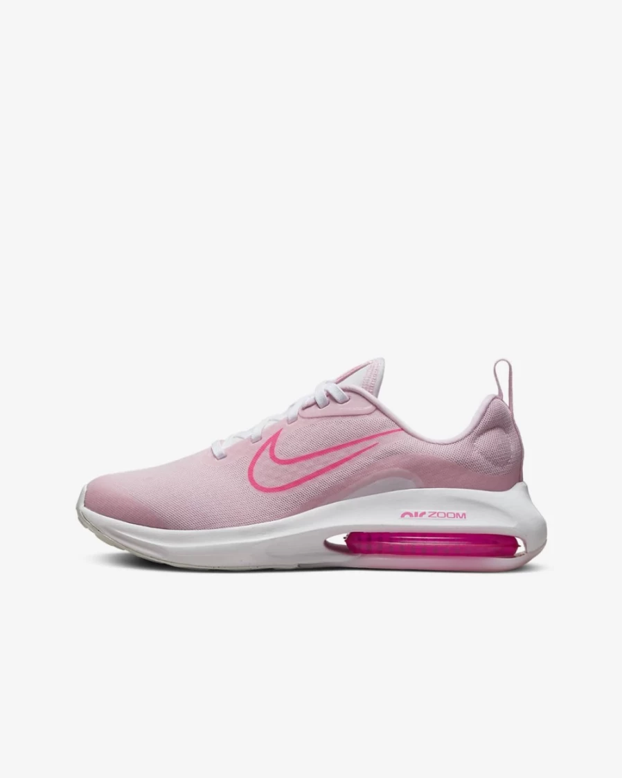 Nike Air Zoom Arcadia 2 Big Kids' Road Running Shoes - Pink Foam/Summit White/Pink Blast/Hyper Pink - Boys & Girls