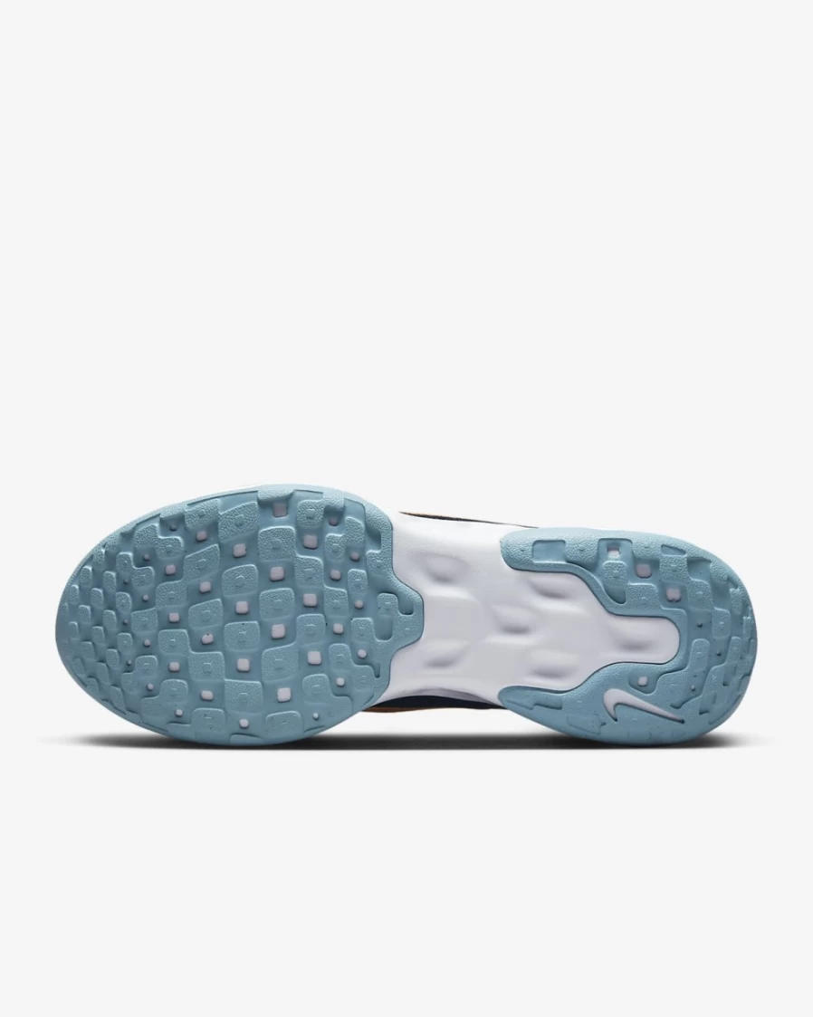 Nike Renew Ride 3 Men's Road Running Shoes - Obsidian/White/Cerulean/Peach Cream