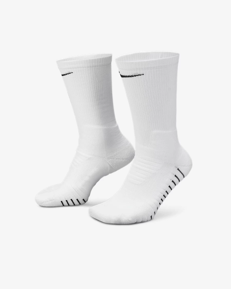 Nike Vapor Football Crew Socks for Men - White/Black Athletic Sports Socks