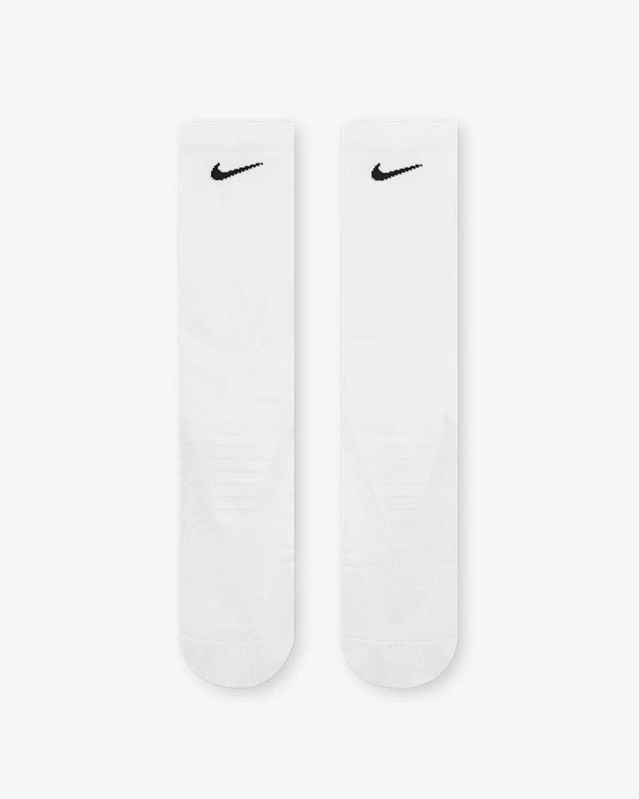 Nike Vapor Football Crew Socks for Men - White/Black Athletic Sports Socks