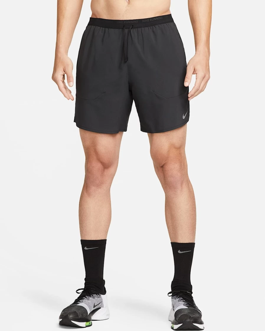 Nike Dri-FIT Stride Men's 7" Brief-Lined Running Shorts - Black/Black
