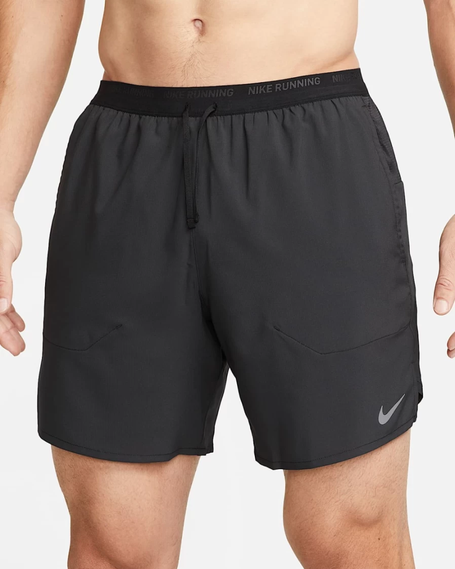 Nike Dri-FIT Stride Men's 7" Brief-Lined Running Shorts - Black/Black
