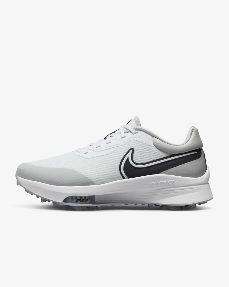 Nike Air Zoom Infinity Tour NEXT% Wide Golf Shoes for Men - White/Grey Fog/Dynamic Turquoise/Black