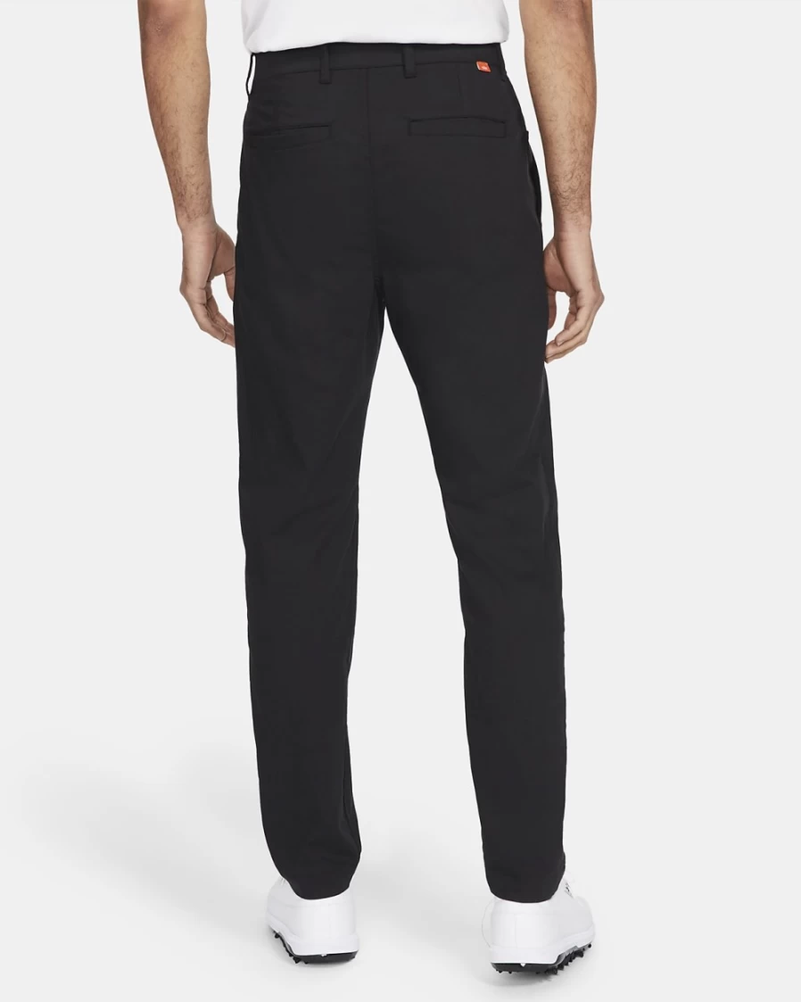 Nike Dri-FIT UV Men's Black Slim-Fit Golf Chino Pants for Comfort & Performance