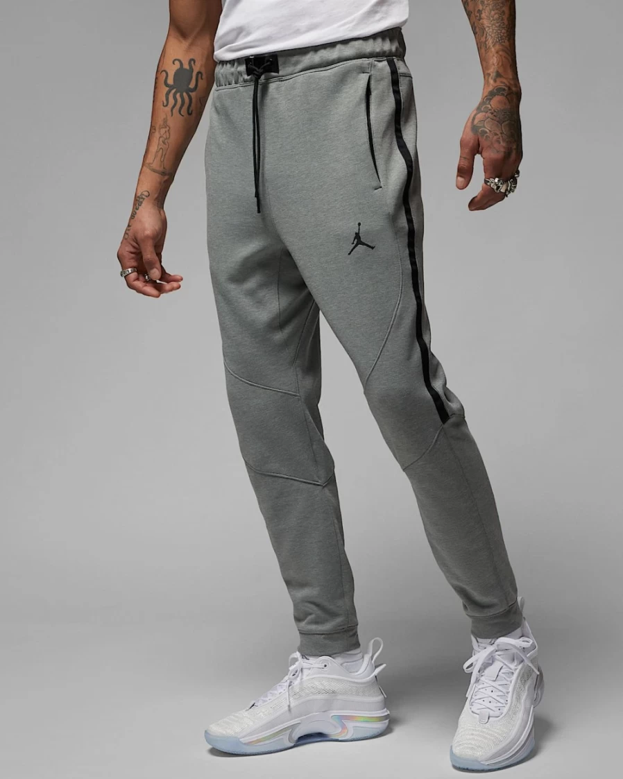 Nike Jordan Dri-FIT Sport Men's Pants - Dark Grey Heather/Black, Athletic Training Trousers for Men